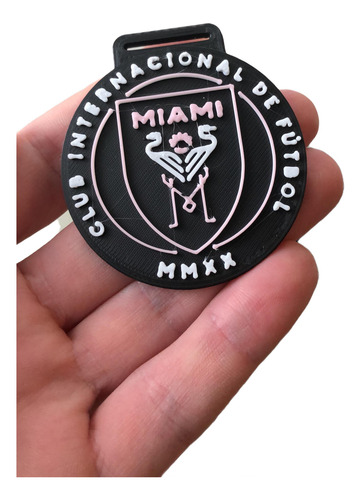Medalla Inter Miami Messi 3d Souvenir Pack X 15