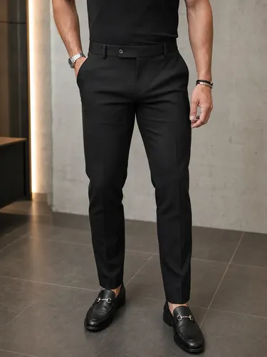 Calça Alfaiataria Masculina Slim Fit Premium Social