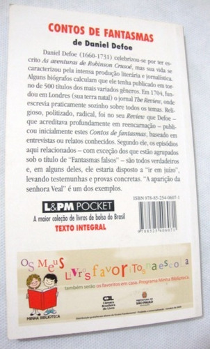 Imagem 3 de 5 de Livro Contos De Fantasmas Daniel Defoe