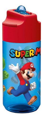 Botella Con Bombilla Super Mario Bros 430ml