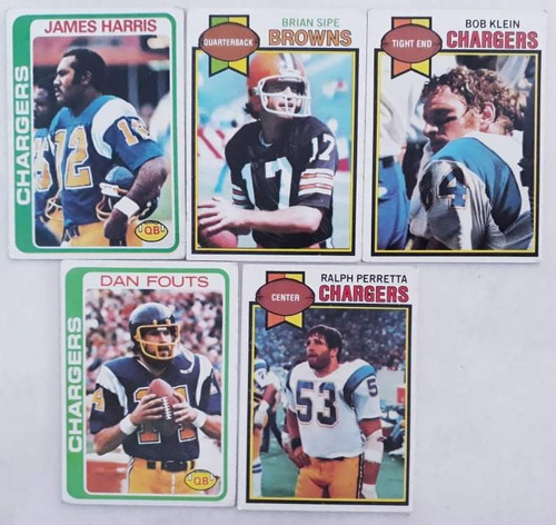 Antiguas Tarjetas Nfl Topps 1979 Futbol Americano