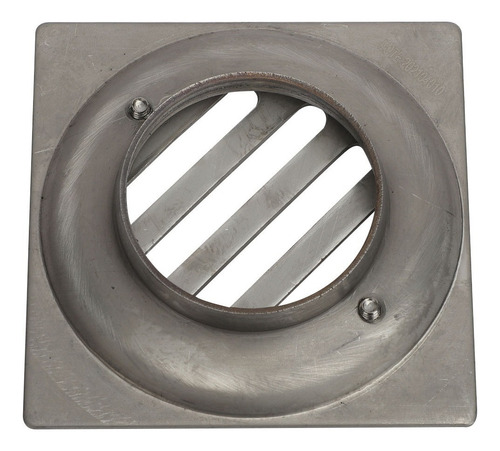 Imagen 2 de 3 de Rejilla Para Desagüe Cuadrada 8cm Acero Inoxidable Gloa