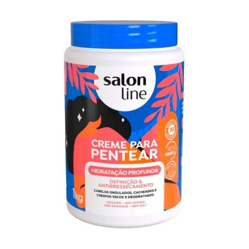 Creme Para Pentear Cabelo Hidratação Profunda Salon Line 1kg