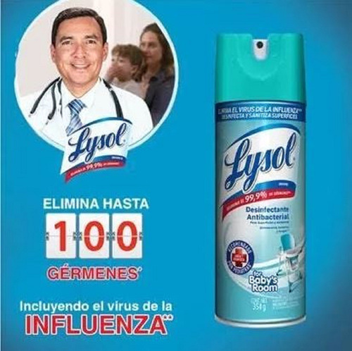 Lysol Spray Disinfectante 4pz X 562ml