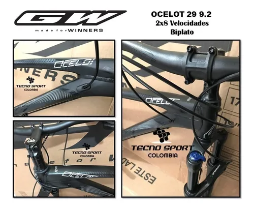 Bicicleta Gw Ocelot 29 Shimano 8v Hidraulico Bloqueo Oferta