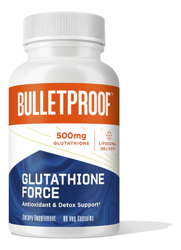 Bulletproof Glutathione Force - Cpsulas De Apoyo Antioxidant