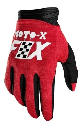 Guantes Dirtpaw Czar Adulto Motocross Moto Rojo Fox 