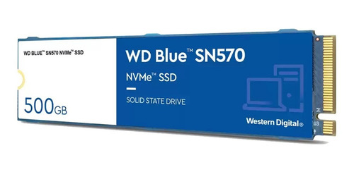 Disco Duro Ssd 500gb M2 2280 Wd Blue Sn570 Nvme Pcie M.2