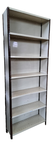 Estanteria Metalica 30x91x241 7 Estantes C/fondo Y Laterales (Usado)