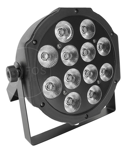 Kit 4 Canhão Refletor 12x12w Rgbw Quadriled Slim + Mesa Dmx