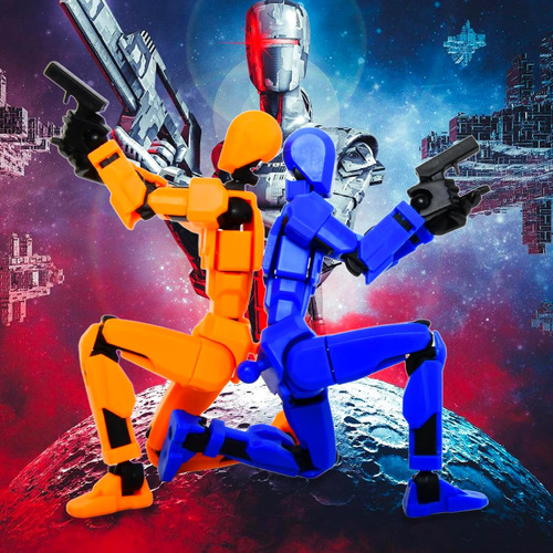 Figura De Acción Creativa T-13 Con Soporte Para Pose, Juegos