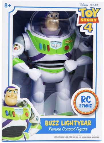 Figura A Control Remoto Buzz Lightyear, Disney Toy Story 4