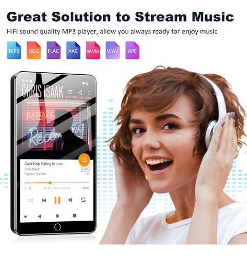 Reproductor Mp3 De 144 Gb Con Bluetooth Y Wifi, Android 1...