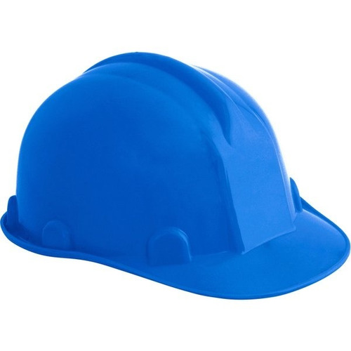 Casco Plastico Azul