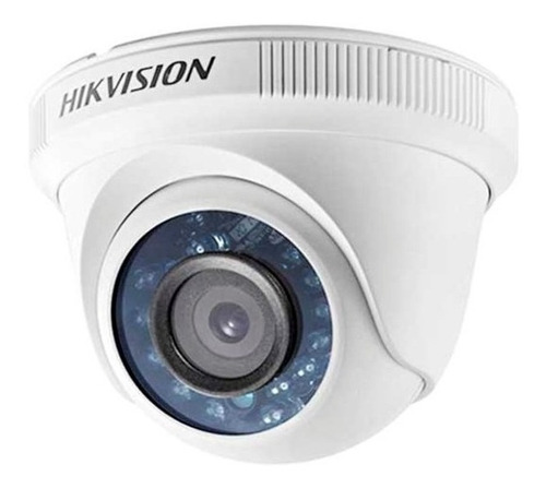 Camara De Seguridad Domo 720p Hikvision Plastica 4 En 1