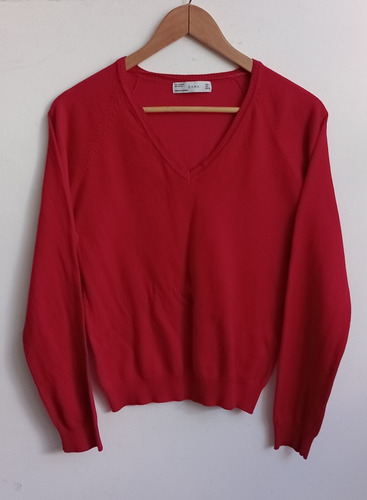 Sweater Zara Bordo Talle L Pullover Sueter