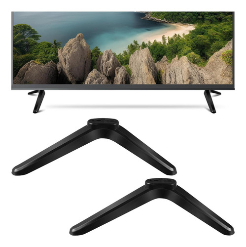 Soporte Universal Para Tv Luxshiny Tablepop, 1 Par, Pie Con
