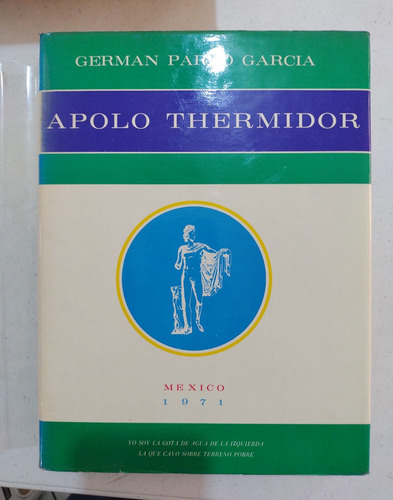 German Pardo García. Apolo Thermidor. Firmado 