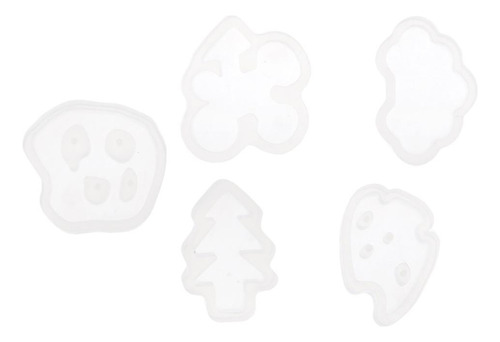 1 Juego De 5 Formas De Silicona Diy Molde De Joyería Molde