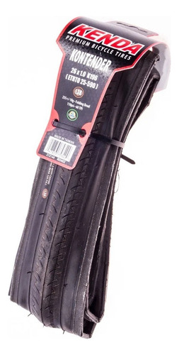 Pneu Bicicleta Kenda 26 X 1.0 Kontender K196 Sem Arame 230gr Cor Preto