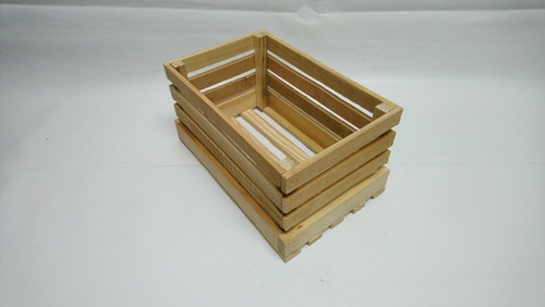 Imagen 4 de 5 de Caja Organizadora De Madera En Bruto