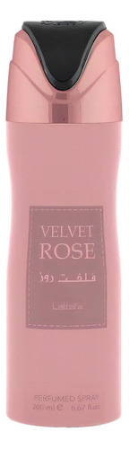 Velvet Rose Lattafa 200ml - Perfume Spray Corporal