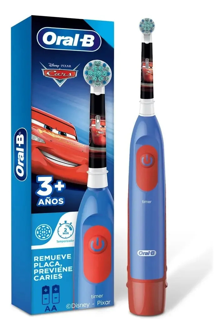 Cepillo de Dientes Eléctrico Infantil Oral-B Cars con Cabezal Redondo