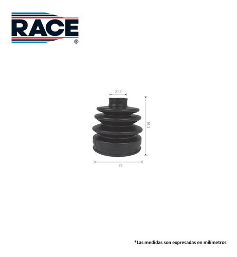 Cubrepolvo Homocinetica Race Para Vectra 3.2 2003 2004