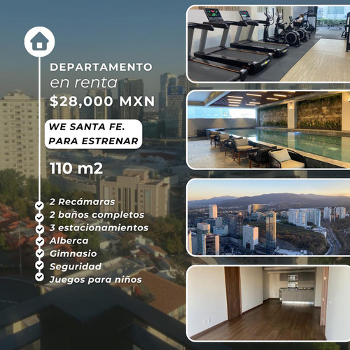 Departamento En Renta En We Santa Fe