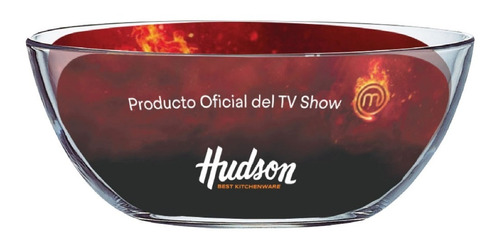 Bowl Ensaladera Vidrio 23cm 2 Lts Hudson Master Chef Vt13