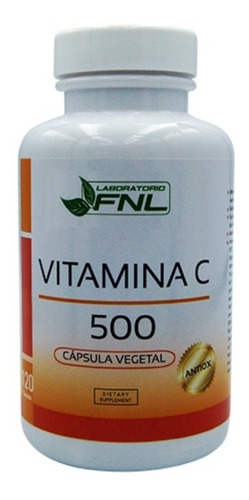 Vitamina C Fnl Frasco 120 Capsulas, 500mg