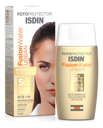 Isdin Fotoprotector Fusión Water Urban 50ml Spf30 Oil Free