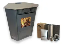 Comprar Calefactor Ecológico Doble Combustión Esq. + Kit Caños 790gf