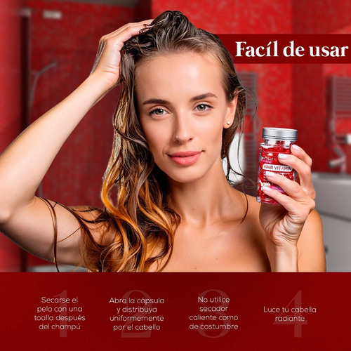 Secret Vitamina Para Cabello Suero Nutricion 40 Capsulas