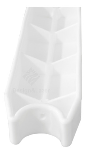 Degrau Em Abs Anatômico Para Escada Plástico Branco