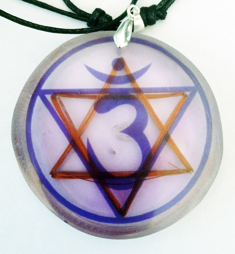 Dije Orgonita Activador 6° Chakra Ajna 5.5 Cms Metayantra
