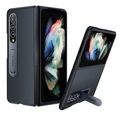 Torras Quickstand - Funda Diseñada Para Galaxy Z Fold 3, Sop