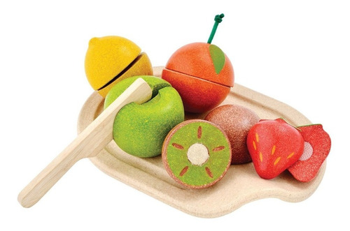 Juguete Set De Frutas Surtidas Plan Toys