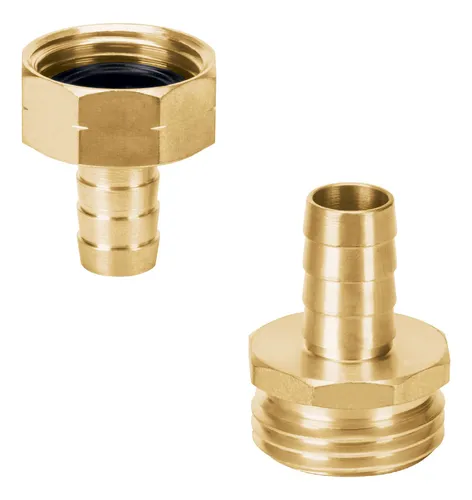 comprar Conectores 1\u002F2  Macho Y Hembra De Latón Sólido 12704