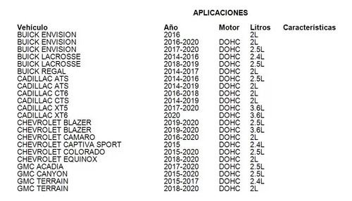 Balancín Cadillac Ats 2014-2016 2.5l Gm Parts Original
