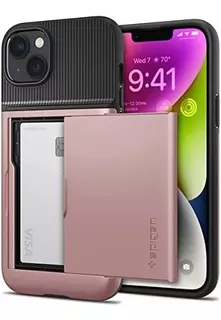 Funda Spigen Slim Armor Cs Para iPhone 14 - Rosa