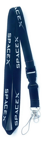 Space X Lanyard - Soporte Para Tarjeta De Identificacion  N