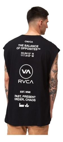 Musculosa Rvca Texter Over Muscle Hombre