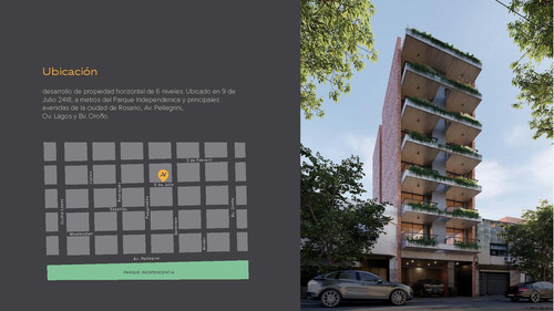 Venta Departamento De 1 Dormitorio Semipiso Amplio Financiación Barrio Lourdes Rosario