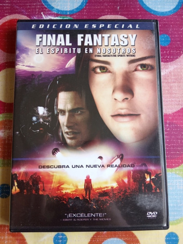 Dvd Final Fantasy El Espíritu En Nosotros