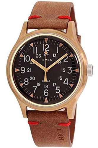 Timex Mk1 Movimiento De Cuarzo De Acero Reloj De Hombre Con 