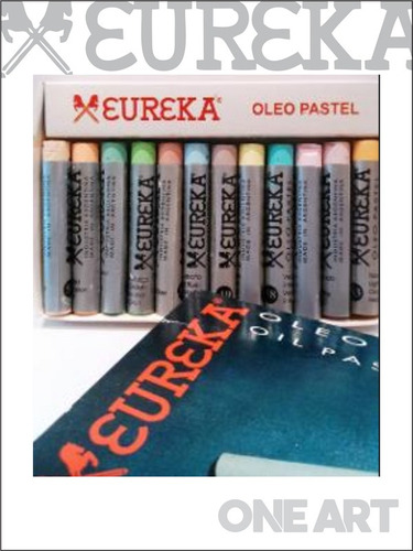Oleo Pastel Superfinos Eureka X 12 Tonos Pasteles Color Del Óleo Colores