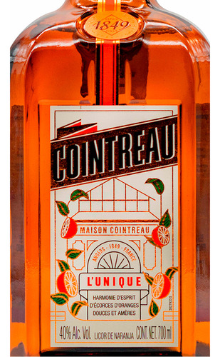Cointreau | Licor De Naranja 700ml | 40% Alc. Vol.