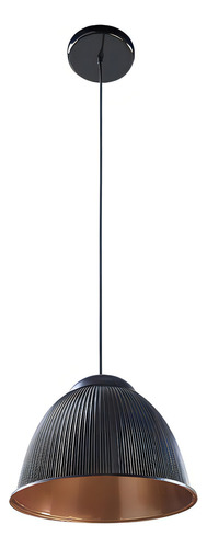 Pendente Sambaqui 16 1xe27 Preto Cobre Cor Preto Voltagem Autovolt