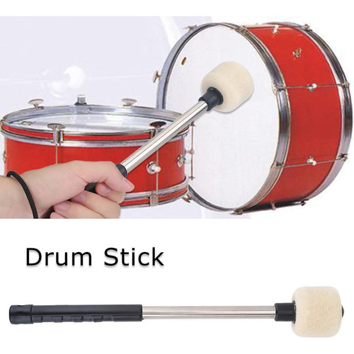 Drum Mallet Wool Felt Timbales Sticks Instrumento De Pe...